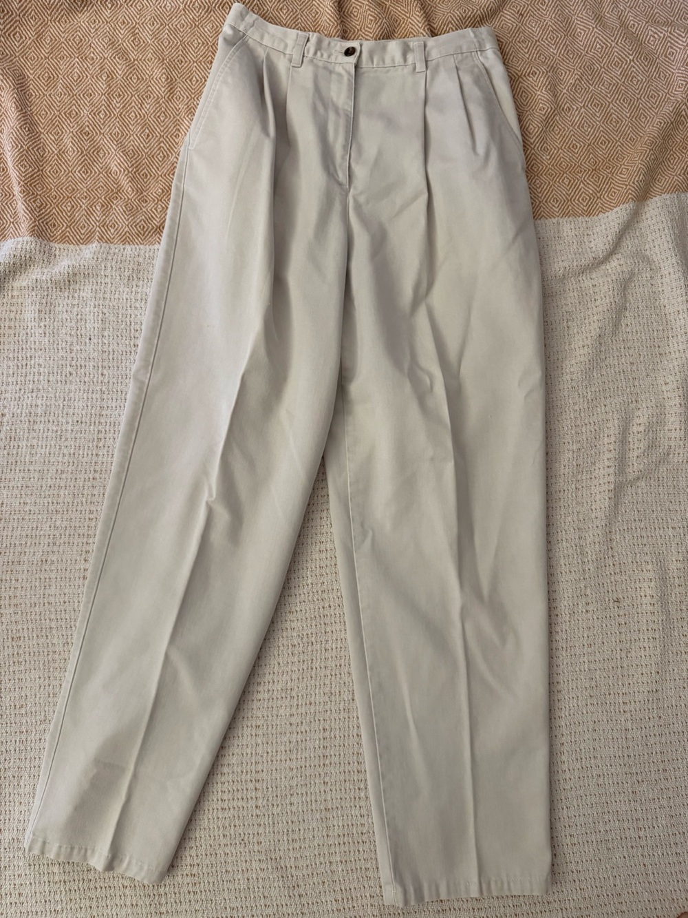 Vintage Jones Wear Sport High Waisted Pleated Trousers Y2K Cotton Twill